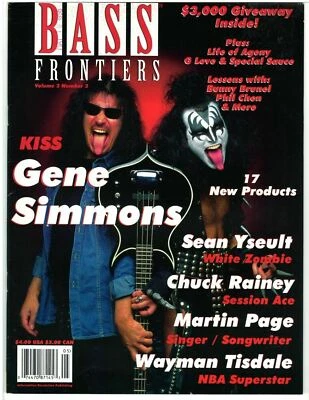£22.37 • Buy Bass Frontiers Magazine 1996 Gene Simmons Kiss Sean Yseult Chuck Rainey Martin P