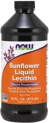 Now Foods Sunflower Liquid Lecithin 16 Fl Oz 473 Ml • $38.77