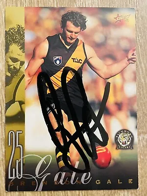 Brendon Gale Signed 1998 AFL Select Richmond Tigers • $9.99