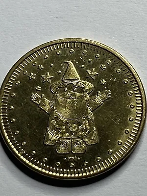 RARE VINTAGE WIZARD ARCADE TOKEN STARS #se1 • $9.94