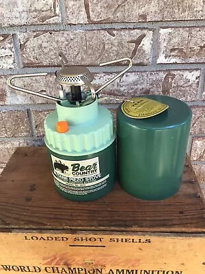 New Vintage BEAR ARCHERY Bear Country Butane Stove Backpack Stove #2511 • $95