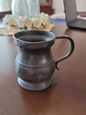 Antique Pewter Tankard 1/2 Pint • £3.99