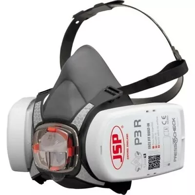 JSP Force 8 (Medium) Protective Safety Mask P3 Press To-Check Filters Included • £18.95