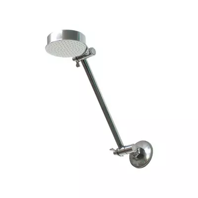 Chrome Aussie Style Rain Shower With 8  Extension Arm And Flange 15735 • $26.49