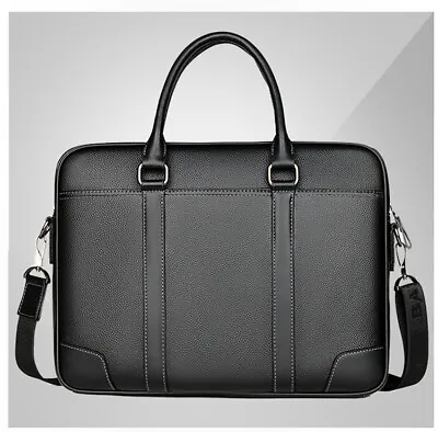 New Fashion Business Mens Soft Leather Briefcase Handbag Laptop Messenger Bag • $37.12