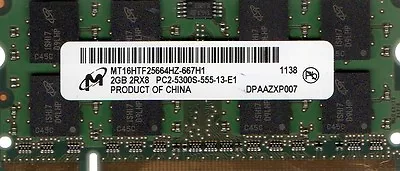 2GB Apple MacBook Pro A1211/A1212/A1226/A1229/A1260/A1261/A1266 DDR2 RAM Memory • $14.95