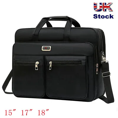 £13 • Buy 15  17  18  Laptop Bag Waterproof​ Business Notebook Briefcase Shoulder Bag Case