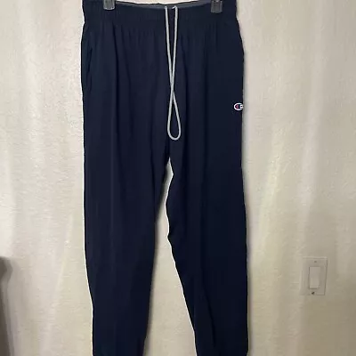 Champion Authentic Men's Athletic Pants Closed Bottom Jersey Sweatpants Workout • $19