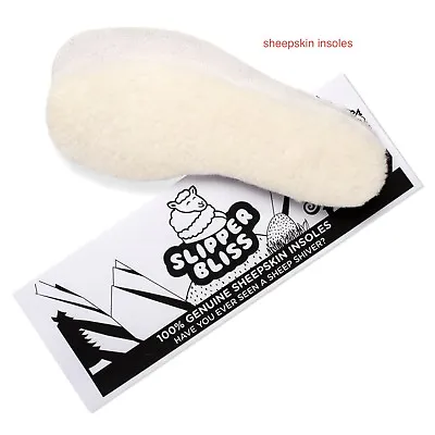 £4.99 • Buy Sheepskin & Lamb Insoles For Shoes & Boots. Unisex Inner Sole. 