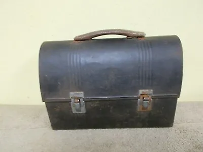 Vintage Dome Top Lunch Box Pail Miners Working Man Metal No Thermos • $54.45