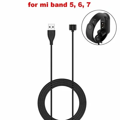 USB Charger Cable For Xiaomi Mi Band 5 6 7 Charging Replacement Wire Lead • £4.16