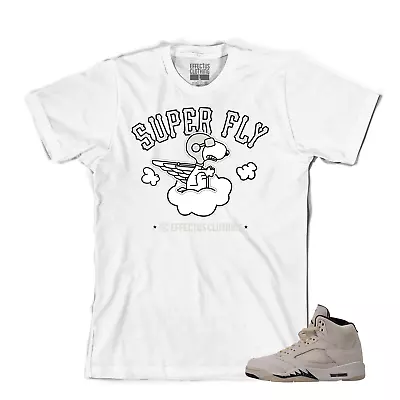 Tee To Match Air Jordan Retro 5 Sail Sneakers. Superfly Tee • $24