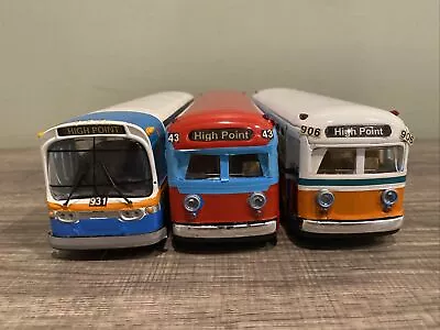 Custom Die Cast Transit Bus Lot Of 3. HIGH POINT NORTH CAROLINA • $49.99