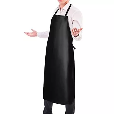 Waterproof Rubber Vinyl Apron 40 Heavy Duty For Chemical Work And Dishwashing • $17.53