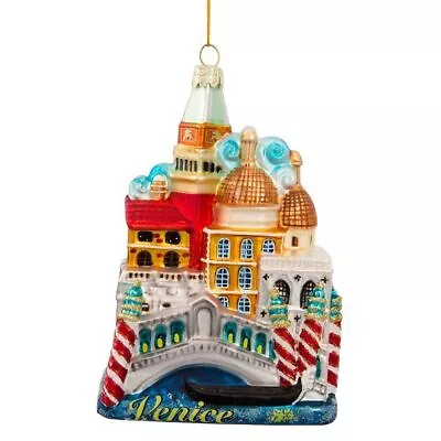 Venice Italy Cityscape Glass Christmas Tree Ornament Decoration C7569 New • $27.08