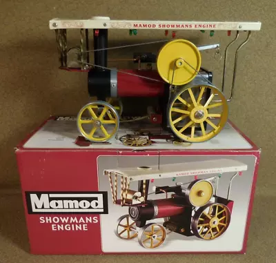 Mamod SHOWMANS ENGINE Toy Tractor Steam Engine Complete W Generator & Lights Box • $374.99