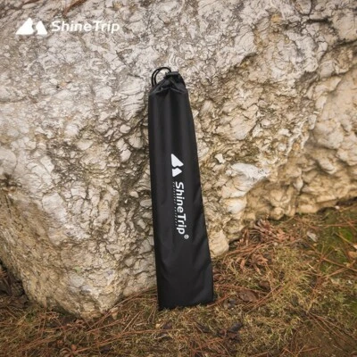 $10.20 • Buy Carrier Tent Pole Bag Canopy Pull Cord Walking Stick Hiking Black Convenient