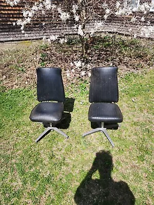 Vintage MCM Brody Aluminum Steel Swivel Chairs • $175