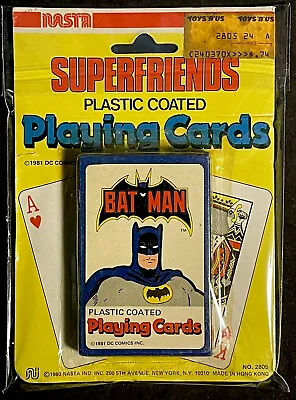 Batman Sealed VTg Playing Cards DC Comic Icon Rare Superhero Deck High Grade • $1000