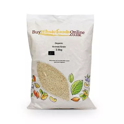 £17.12 • Buy Organic Quinoa Grain 2.5kg | BWFO | Free UK Mainland P&P