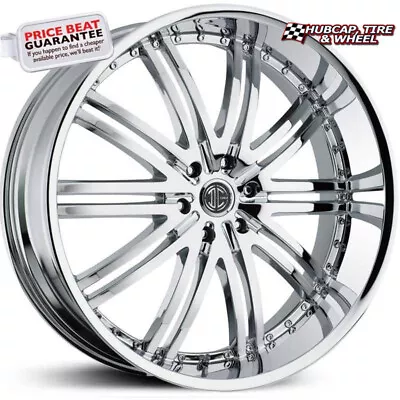 2Crave No.11 Chrome - 24X10 - 6X139.7 Bolt Pattern 30mm Offset (One Wheel) • $612