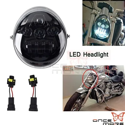 Black LED Projection Headlight Fit Harley VRSC VRSCA VRSCAW VRSCB VRSCF VRSCSE  • $85.37