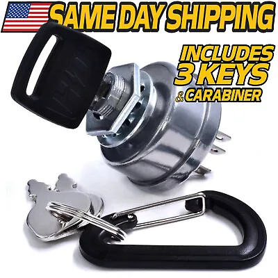 092377MA 92377 92377MA Murray Ignition Starter Switch W/ 3 Key & Carabiner • $10.97