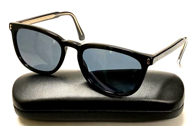 $89.99 • Buy GUCCI GG0126O 006 Black Plastic Square Eyeglasses FRAMES ONLY Made In ITALY