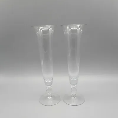Villeroy & Boch Crystal Flute Champagne Glasses - Set Of Two • $21.99