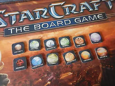 $7.48 • Buy StarCraft The Board Game:  Parts: 12 Starting Planet Tokens