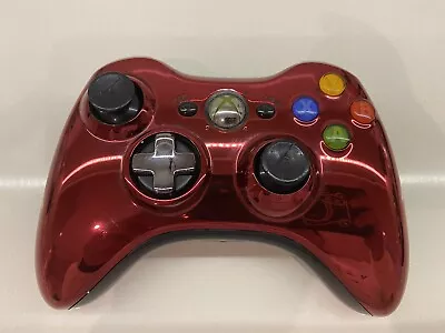 OEM Microsoft Xbox 360 Wireless Controller - Chrome Series Red • $29