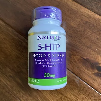 Natrol 5-Htp 50 Mg 30 Caps Exp 01/2025 • $7.99