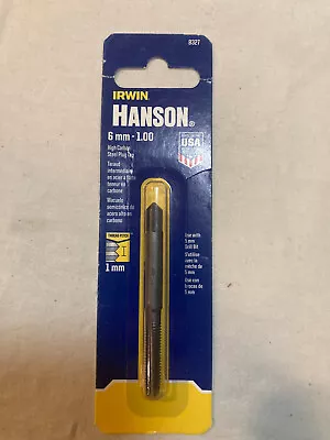 Irwin Hanson 6mm-1.00mm High Carbon Steel Plug Tap SKU # 8327 • $6.99