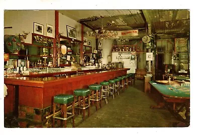 Postcard Nevada Virginia City Brass Rail Saloon Oldest Roulette Wheel Vintage • $5.90