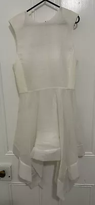 $69 • Buy Sass Bide - Sonic Youth White Dress NWOT 12 