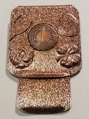 VTG Bruce USA Copper Money Clip Washoe Smelter Souvenir Anaconda Mining Co Mont  • $74.95