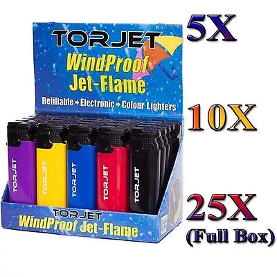 £6.99 • Buy  Genuine Torjet Lighters Windproof Jet Flame Refillable 100% Original