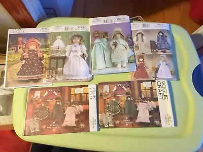 Vintage Vogue Doll And Doll Clothes Sewing Patterns  • $15.99