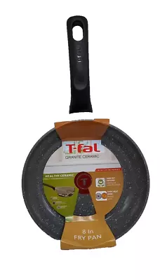 T-fal Frying Pan Skillet Nonstick Ceramic Granite 8 Inch Tefal Kitchen Cookware • $26.99