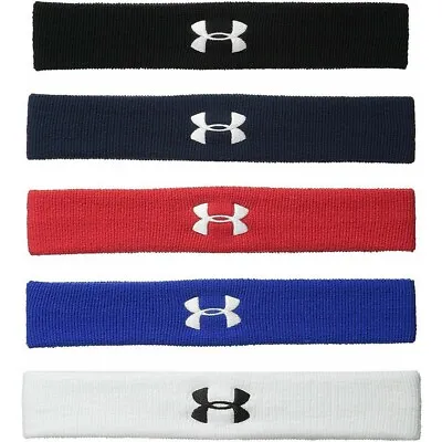 Under Armour 1276990 Men's UA Performance Headband Sweatband OSFA • $8.95