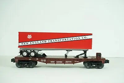 Lionel O Scale NETCA New Haven Flat Car W/ New England Trans 6-52306 NEW W20 • $55
