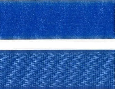 VELCRO® Sew On - Hook & Loop Tape - 1mt X 50mm - Royal Blue - Genuine Brand • $14.95