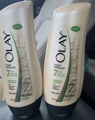 Olay Total Effects 7 In 1 Body Wash Exfoliate & Replenish 8.4 Oz NEW HTF • $105