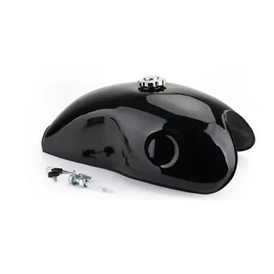 Cafe Racer Black Motorcycle Gas Fuel Tank 10L 2.6 Gallon For Benelli Suzuki F13 • $404.21