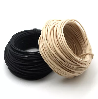 GAVITT Tinned Cloth Push Back Guitar Wire 22 Awg - 100 FEET 50 BLACK & 50 WHITE • $32.99