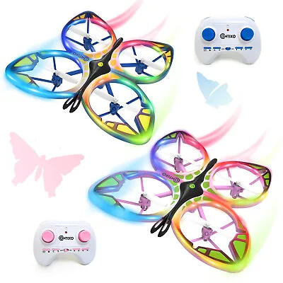 Contixo Kids Butterfly Mini 6  Drone Quadcopter W/ RC Remote Control LED Lights • $38.99