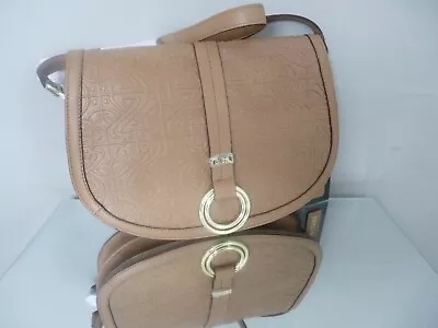 Authentic Biba Tan Leather Saddle Bag RRP £139 • £84.99