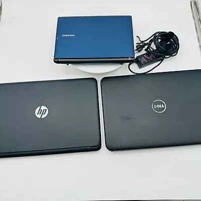 Touchscreen HP & Dell W/mini Samsung Laptop Bundle Tested Working • $56