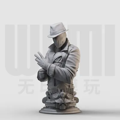 Resin Figure Bust 1/10 Rorschach Ski Mask Big Model Unassembled Unpainted 47-wy • $48.39