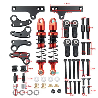 £28.19 • Buy For RC Axial SCX10 II 90046 47 Traaxas TRX-4 Cantilever Suspension Shock 1 Kit